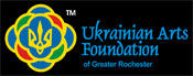 Ukrainian Arts Foundation logo created by Wirlo Associates